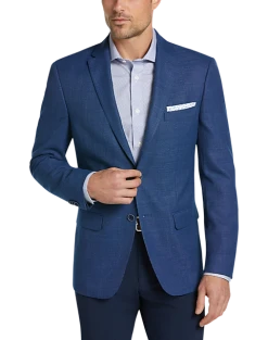 Tommy Hilfiger Navy Tic Modern Fit Sport Coat