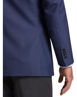 Alternative view of Calvin Klein Slim Fit Wool Sport Coat, Blue Mini Houndstooth