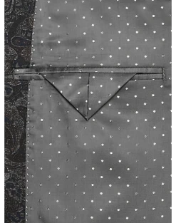 Michael Strahan Classic Fit Scuba Knit Sport Coat, Black -Joseph Abboud Sales MW40 15K5 18 MICHAEL STRAHAN BROWN ALT2