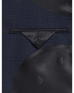 Lauren By Ralph Lauren Classic Fit Sport Coat, Navy Windowpane -Joseph Abboud Sales MW40 15L8 01 LAUREN BY RALPH LAUREN NAVY WINDOWPANE ALT2