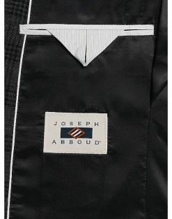 Joseph Abboud Modern Fit Wool Sport Coat, Gray Plaid -Joseph Abboud Sales MW40 15LR 04 JOSEPH ABBOUD GREY PLAID ALT2