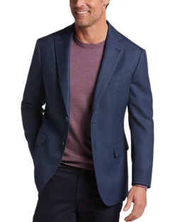 Joseph Abboud Modern Fit Wool Sport Coat, Blue