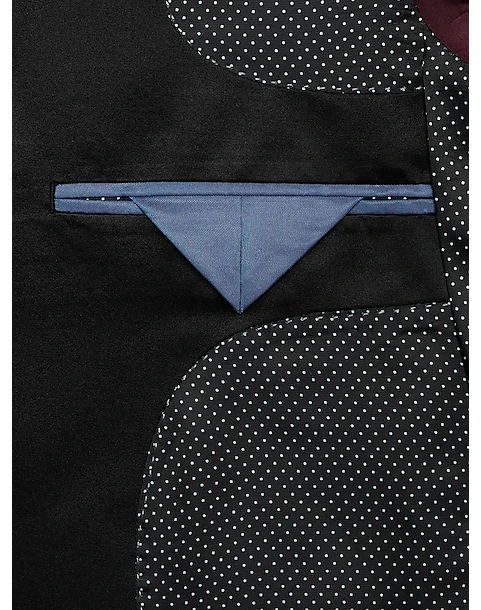 After Hours Slim Fit Dinner Jacket, Blue Jacquard 3 After Hours Slim Fit Dinner Jacket, Blue Jacquard - Image 3