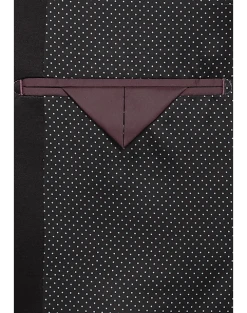 After Hours Slim Fit Shawl Collar Jacquard Dinner Jacket, Black Geometric 5 After Hours Slim Fit Shawl Collar Jacquard Dinner Jacket, Black Geometric -Joseph Abboud Sales MW40 15NX 72 AFTER HOURS BLACK GEO ALT2