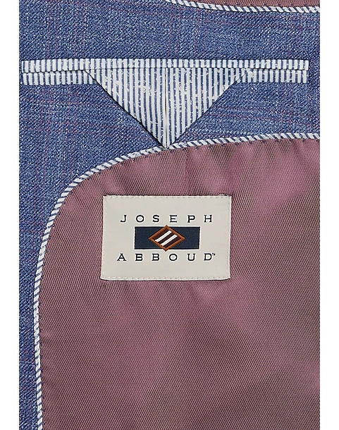 Joseph Abboud Modern Fit Sport Coat, Tan Windowpane Plaid 3 Joseph Abboud Modern Fit Sport Coat, Tan Windowpane Plaid - Image 3