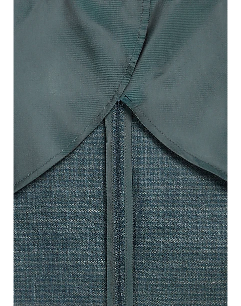 Joseph Abboud Slim Fit Sport Coat, Blue And Green Textured 4 Joseph Abboud Slim Fit Sport Coat, Blue And Green Textured - Image 4