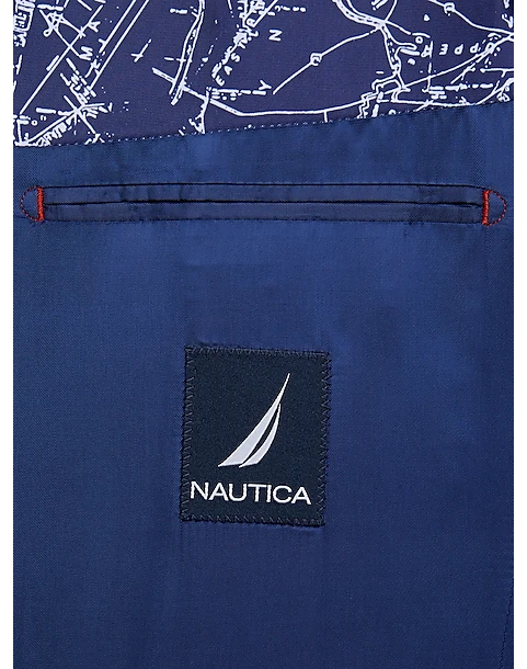 Nautica Modern Fit Sport Coat, Light Blue 3 Nautica Modern Fit Sport Coat, Light Blue - Image 3