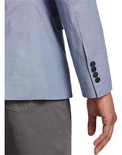 Nautica Modern Fit Sport Coat, Chambray Red 2 Nautica Modern Fit Sport Coat, Chambray Red - Image 2