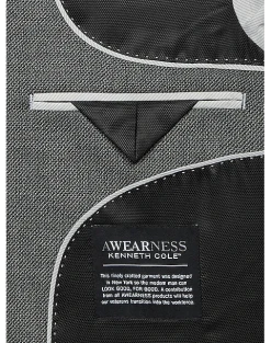 Awearness Kenneth Cole Modern Fit Sport Coat, Gray Tic 6 Awearness Kenneth Cole Modern Fit Sport Coat, Gray Tic -Joseph Abboud Sales MW40 15TF 74 AWEARNESS KENNETH COLE GRAY TIC ALT2