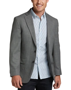 Awearness Kenneth Cole Modern Fit Sport Coat, Gray Tic