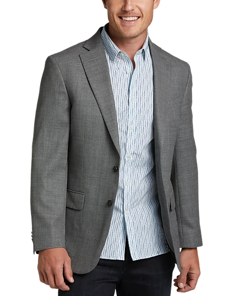 Awearness Kenneth Cole Modern Fit Sport Coat, Gray Tic 1 Awearness Kenneth Cole Modern Fit Sport Coat, Gray Tic