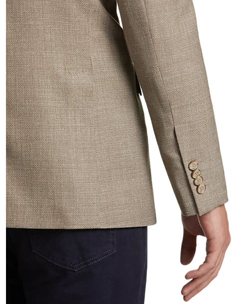 Joseph Abboud Slim Fit Sport Coat, Textured Tan 2 Joseph Abboud Slim Fit Sport Coat, Textured Tan - Image 2