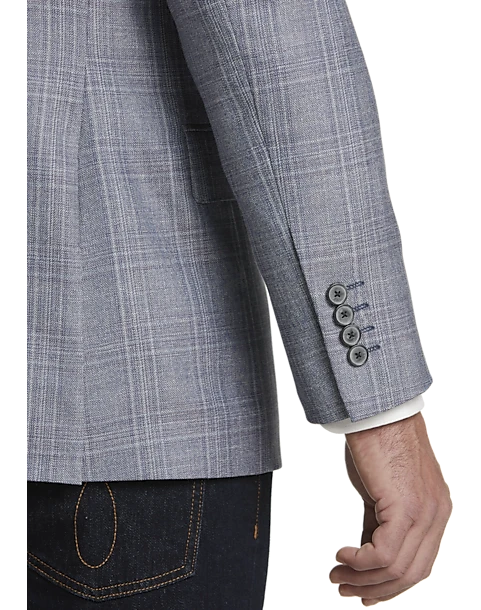 Joseph Abboud Modern Fit Sport Coat, Lavender Plaid 2 Joseph Abboud Modern Fit Sport Coat, Lavender Plaid - Image 2