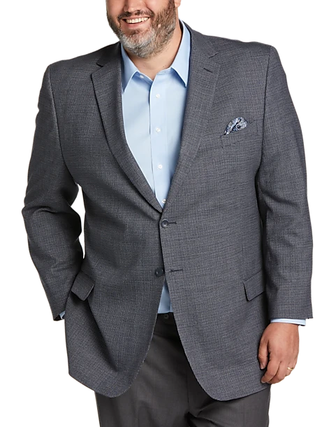 Pronto Uomo Executive Fit Sport Coat, Gray Check 1 Pronto Uomo Executive Fit Sport Coat, Gray Check