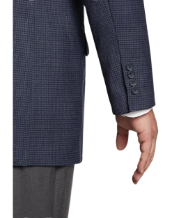 Joseph Abboud Sales -Joseph Abboud Sales MW40 15VW 92 PRONTO UOMO PLATINUM BLUE CHECK ALT1