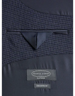 Pronto Uomo Executive Fit Sport Coat, Blue Check 5 Pronto Uomo Executive Fit Sport Coat, Blue Check -Joseph Abboud Sales MW40 15VW 92 PRONTO UOMO PLATINUM BLUE CHECK ALT2