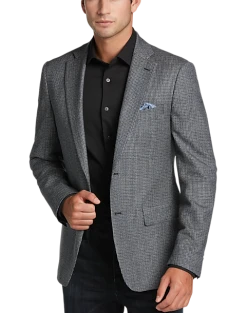 Lauren By Ralph Lauren Classic Fit Sport Coat, Gray Check