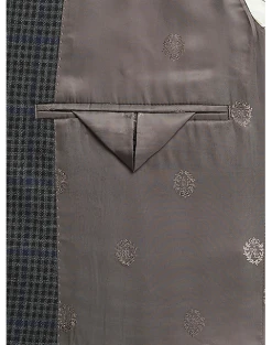 Lauren By Ralph Lauren Classic Fit Sport Coat, Charcoal Windowpane -Joseph Abboud Sales MW40 15WX 66 LAUREN BY RALPH LAUREN CHARCOAL WINDOWPANE ALT2