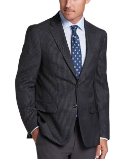 Lauren By Ralph Lauren Classic Fit Sport Coat, Charcoal Windowpane