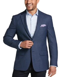 Lauren By Ralph Lauren Classic Fit Sport Coat, Blue Gingham