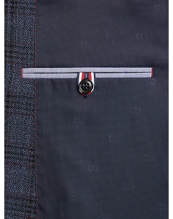 Tommy Hilfiger Modern Fit Sport Coat, Blue Plaid -Joseph Abboud Sales MW40 15X3 67 TOMMY HILFIGER BLUE PLAID ALT2