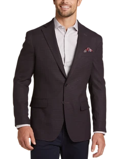Awearness Kenneth Cole Modern Fit Sport Coat, Black Check