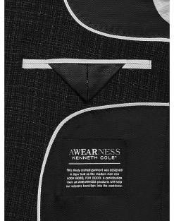 Awearness Kenneth Cole Performance Modern Fit Sport Coat, Black Check -Joseph Abboud Sales MW40 15XZ 80 AWEARNESS KENNETH COLE BLACK CHECK ALT2