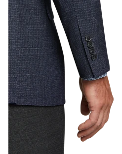 Alternative view of Awearness Kenneth Cole Modern Fit Sport Coat, Navy Check