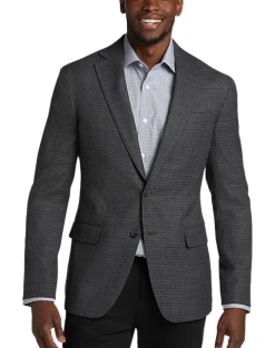 Awearness Kenneth Cole Sport Coat, Charcoal Check