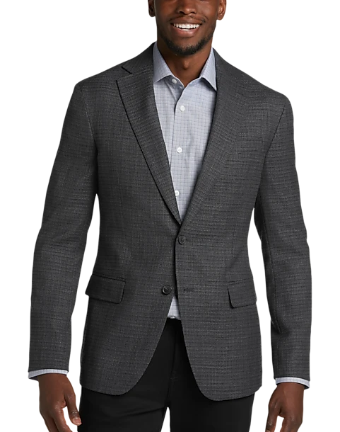Awearness Kenneth Cole Sport Coat, Charcoal Check 1 Awearness Kenneth Cole Sport Coat, Charcoal Check