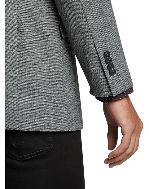 Awearness Kenneth Cole Modern Fit Sport Coat, Gray Tic 2 Awearness Kenneth Cole Modern Fit Sport Coat, Gray Tic - Image 2