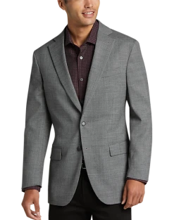 Awearness Kenneth Cole Modern Fit Sport Coat, Gray Tic
