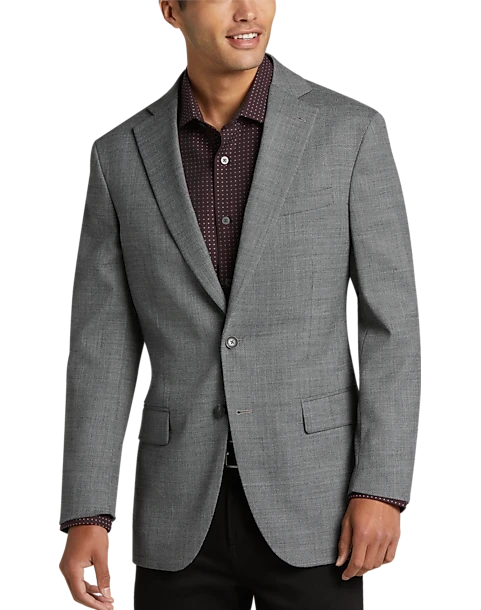 Awearness Kenneth Cole Modern Fit Sport Coat, Gray Tic 1 Awearness Kenneth Cole Modern Fit Sport Coat, Gray Tic