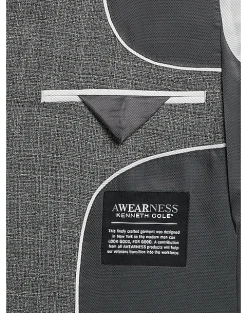 Awearness Kenneth Cole Modern Fit Notch Lapel Sport Coat, Gray Tic 6 Awearness Kenneth Cole Modern Fit Notch Lapel Sport Coat, Gray Tic -Joseph Abboud Sales MW40 15YR 74 AWEARNESS KENNETH COLE GRAY TIC ALT2