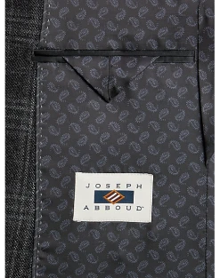 Joseph Abboud Modern Fit Sport Coat, Charcoal Plaid 7 Joseph Abboud Modern Fit Sport Coat, Charcoal Plaid -Joseph Abboud Sales MW40 15ZR 66 JOSEPH ABBOUD CHARCOAL PLAID ALT2