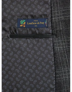 Joseph Abboud Modern Fit Sport Coat, Charcoal Plaid 9 Joseph Abboud Modern Fit Sport Coat, Charcoal Plaid -Joseph Abboud Sales MW40 15ZR 66 JOSEPH ABBOUD CHARCOAL PLAID ALT6