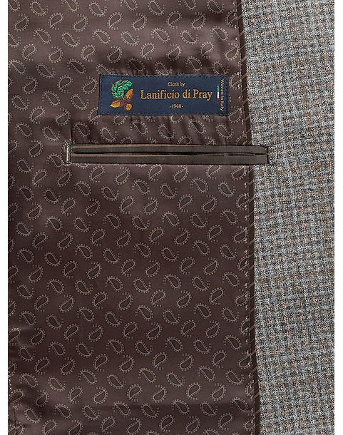 Joseph Abboud Modern Fit Sport Coat, Gray Check 4 Joseph Abboud Modern Fit Sport Coat, Gray Check - Image 4