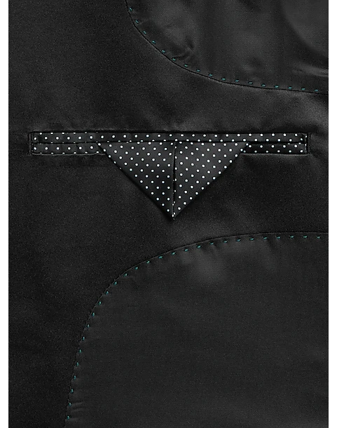 Egara Slim Fit Peak Lapel Dinner Jacket, Emerald Green Paisley 3 Egara Slim Fit Peak Lapel Dinner Jacket, Emerald Green Paisley - Image 3