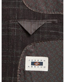 Joseph Abboud Slim Fit Sport Coat, Burgundy Plaid -Joseph Abboud Sales MW40 165C 60 JOSEPH ABBOUD BURGUNDY PLAID ALT2