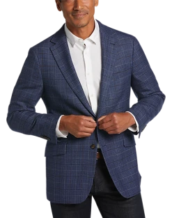 Joseph Abboud Modern Fit Sport Coat, Blue Plaid