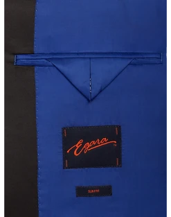 Egara Slim Fit Peak Lapel Dinner Jacket, Blue 6 Egara Slim Fit Peak Lapel Dinner Jacket, Blue -Joseph Abboud Sales MW40 168W 14 EGARA BLUE ALT2
