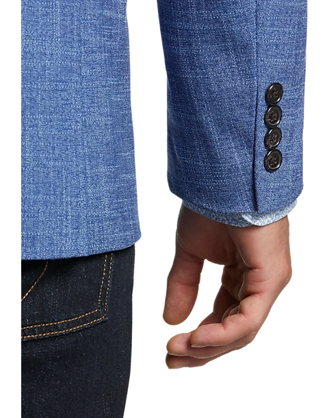 Lauren By Ralph Lauren Classic Fit Sport Coat, Light Blue 2 Lauren By Ralph Lauren Classic Fit Sport Coat, Light Blue - Image 2