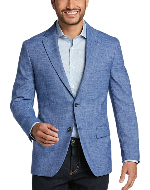 Lauren By Ralph Lauren Classic Fit Sport Coat, Light Blue 1 Lauren By Ralph Lauren Classic Fit Sport Coat, Light Blue