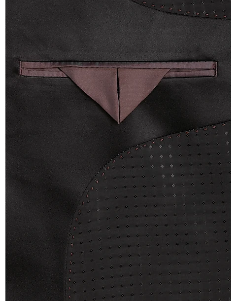 Egara Slim Fit Dinner Jacket, Maroon Floral 3 Egara Slim Fit Dinner Jacket, Maroon Floral - Image 3