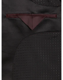 Egara Slim Fit Dinner Jacket, Burgundy Tapestry Jacquard 5 Egara Slim Fit Dinner Jacket, Burgundy Tapestry Jacquard -Joseph Abboud Sales MW40 16G4 60 EGARA BURGUNDY JACQ ALT2