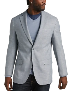 Awearness Kenneth Cole Modern Fit Sport Coat, Gray Tic