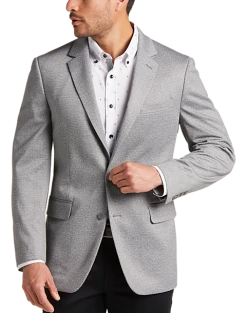 Michael Strahan Classic Fit Notch Lapel Sport Coat, Gray