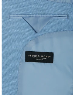 Pronto Uomo Modern Fit Sport Coat Light Blue -Joseph Abboud Sales MW40 16JA 15 PRONTO UOMO LIGHT BLUE ALT2