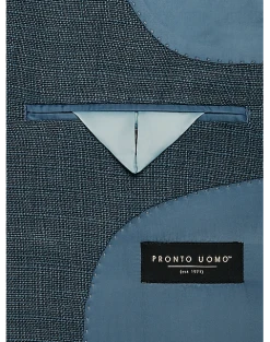 Pronto Uomo Modern Fit Notch Lapel Sport Coat, Teal -Joseph Abboud Sales MW40 16JD 90 PRONTO UOMO TEAL ALT2