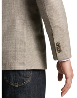 Alternative view of Joseph Abboud Modern Fit Notch Lapel Sport Coat, Tan Tic
